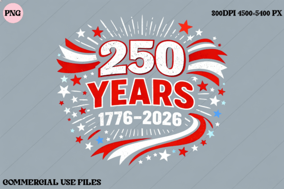 Download 250 Years USA Celebration Graphic Design - Graphic Collection