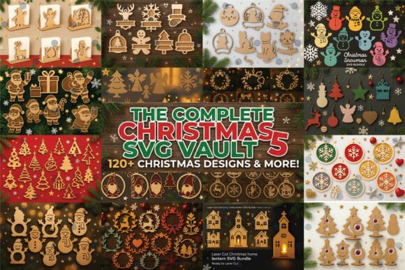 Download The Complete Christmas SVG Vault 5 - Complete Collection