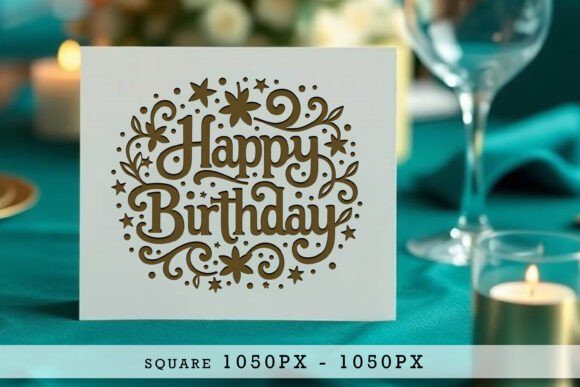 Download Cricut Happy Birthday Card SVG - Birthday Collection