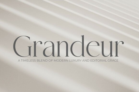 Download Grandeur – Elegant Classic Serif - Legant Collection