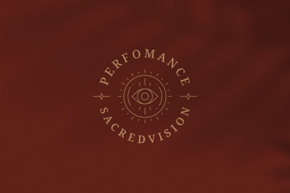 Download Esoteric Line Art Eye Round Logotype - Logotype Collection