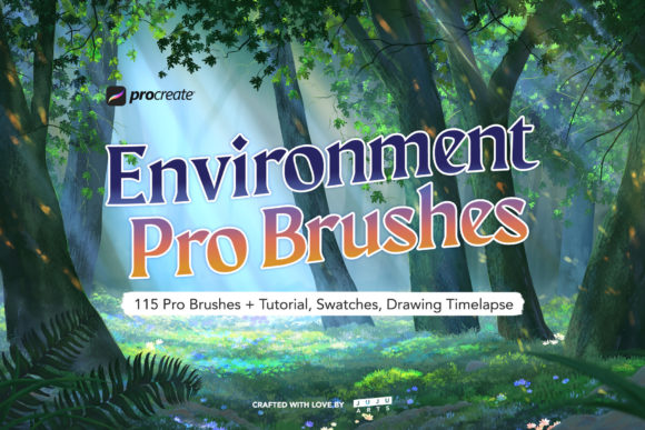 Download Complete Environment Procreate Brushes - Complete Collection