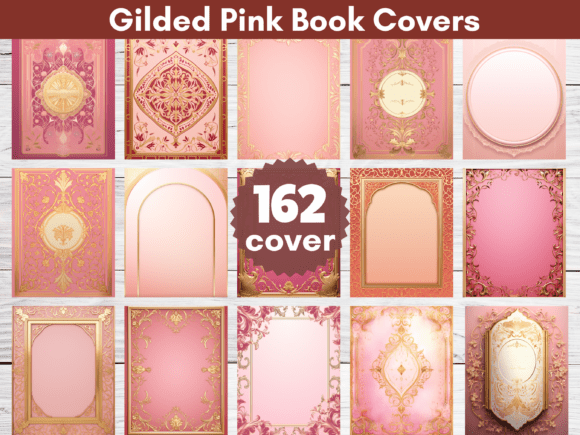 Download 162 Gilded Pink Book Covers - Book covers Collection