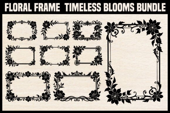 Download Legant Floral Frame Bundle | Vintage Flo - Legant Collection
