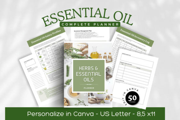 Download Essential Oil List Complete Planner - Complete Collection